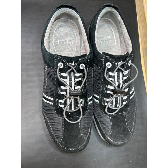 Dansko Womens Black Athletic Walking Shoes Size 9 EU39 Mesh & Suede Upper Comfor - Picture 3 of 10
